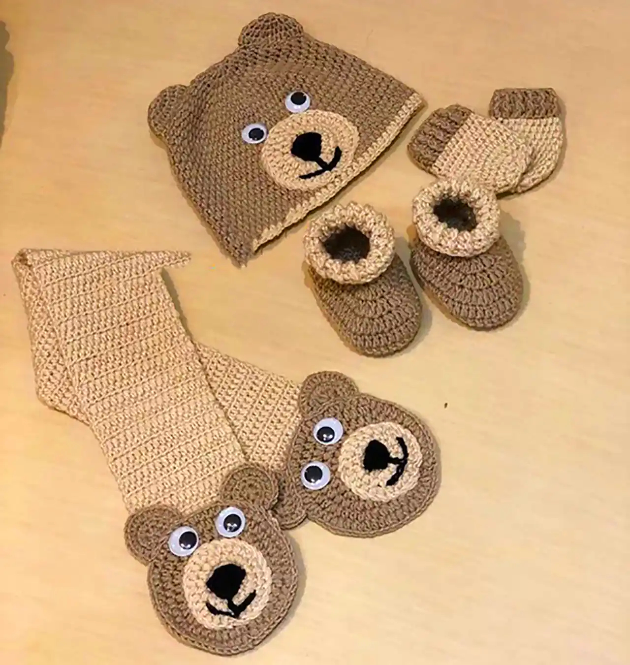 ست بافتنی برای کودک