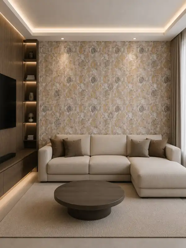 کاغذ دیواری ساده