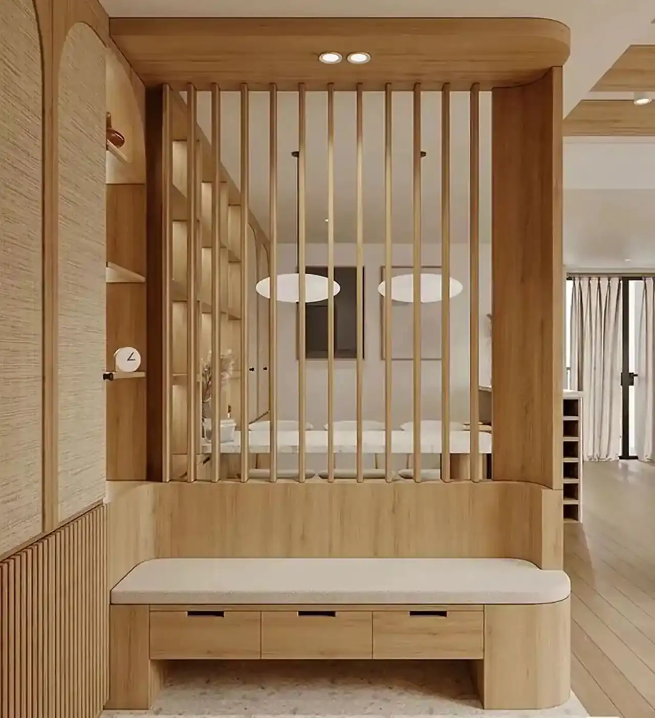 مدل جاکفشی دیواری شیک + زیباترین مدل های جاکفشی دیواری شیک و لاکچری