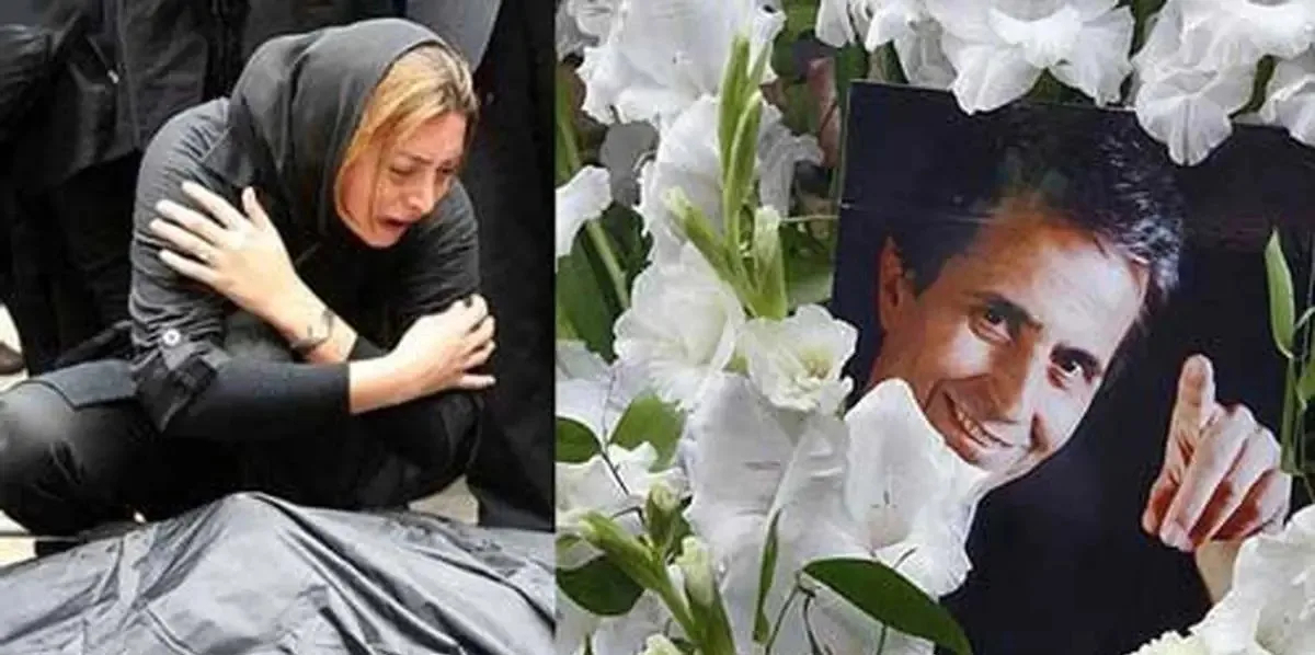 فریبا نادری هنگام فوت مسعود رسام