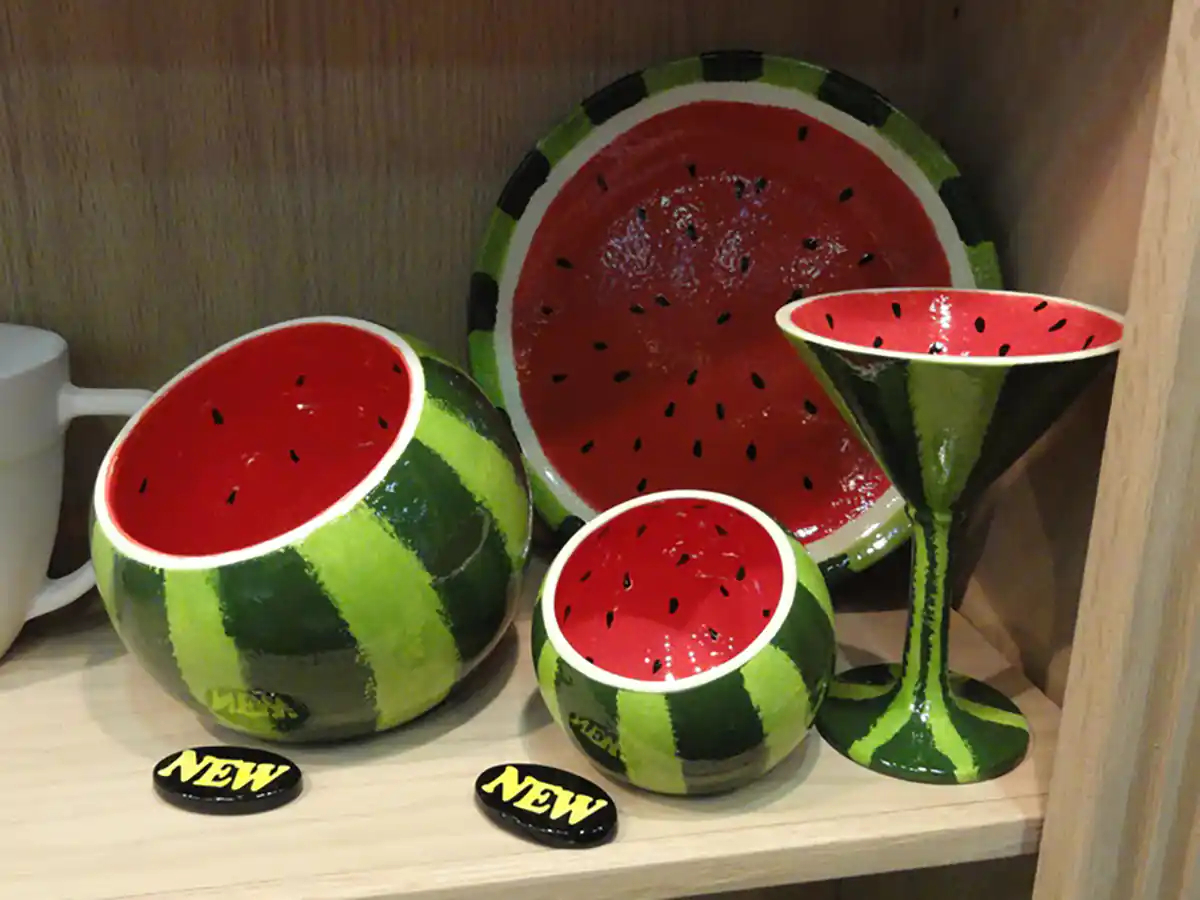 قیمت ظروف غذاخوری سفالی رنگی 