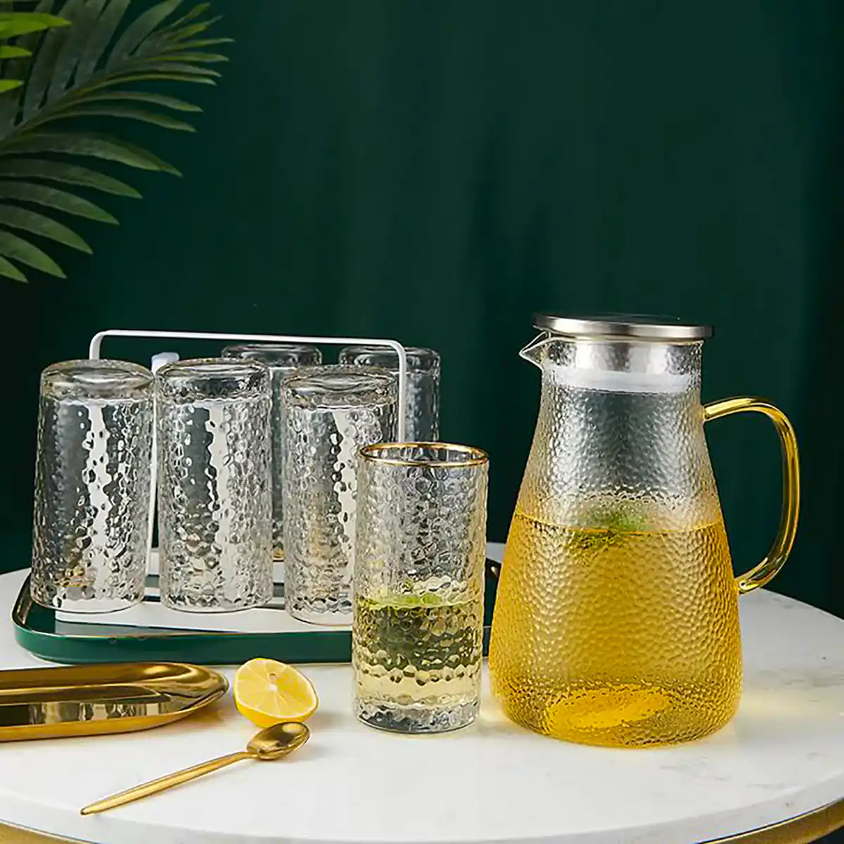 پارچ و لیوان شیشه ای لوکس
