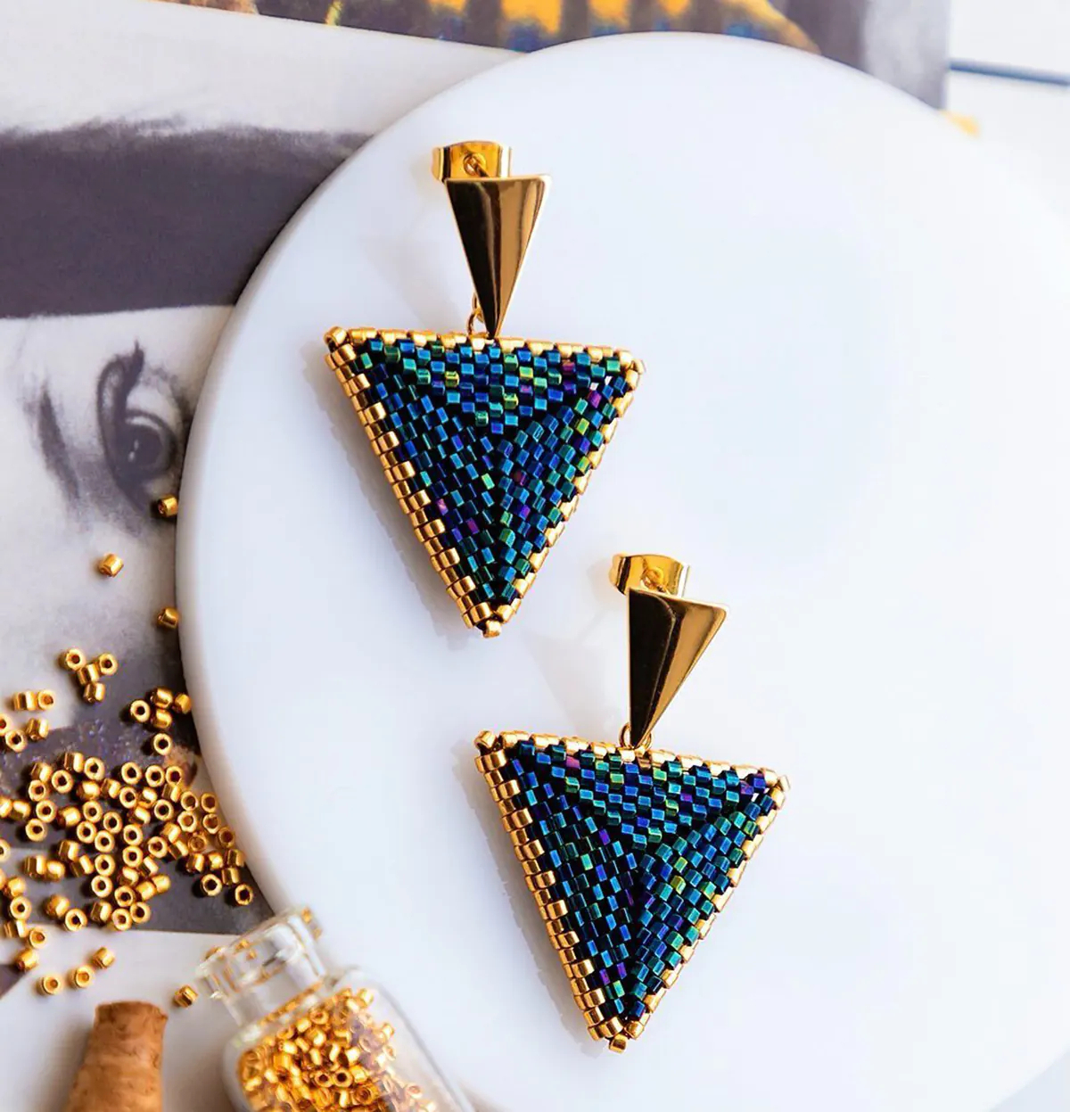 گوشواره آویز طلا