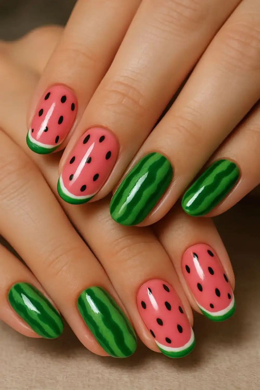 طرح ناخن با تم یلدا