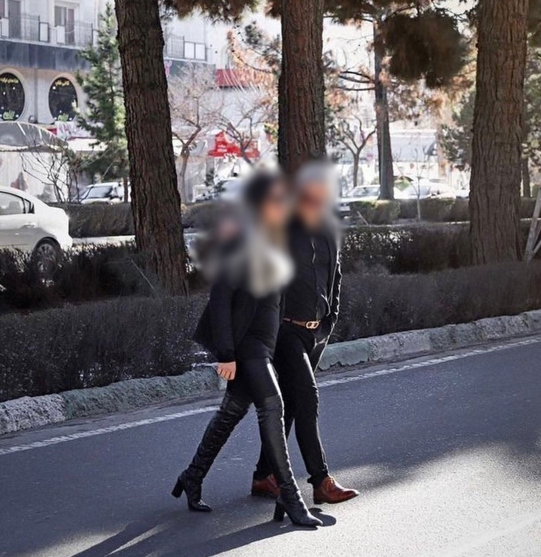 یک زوج در خیابان 