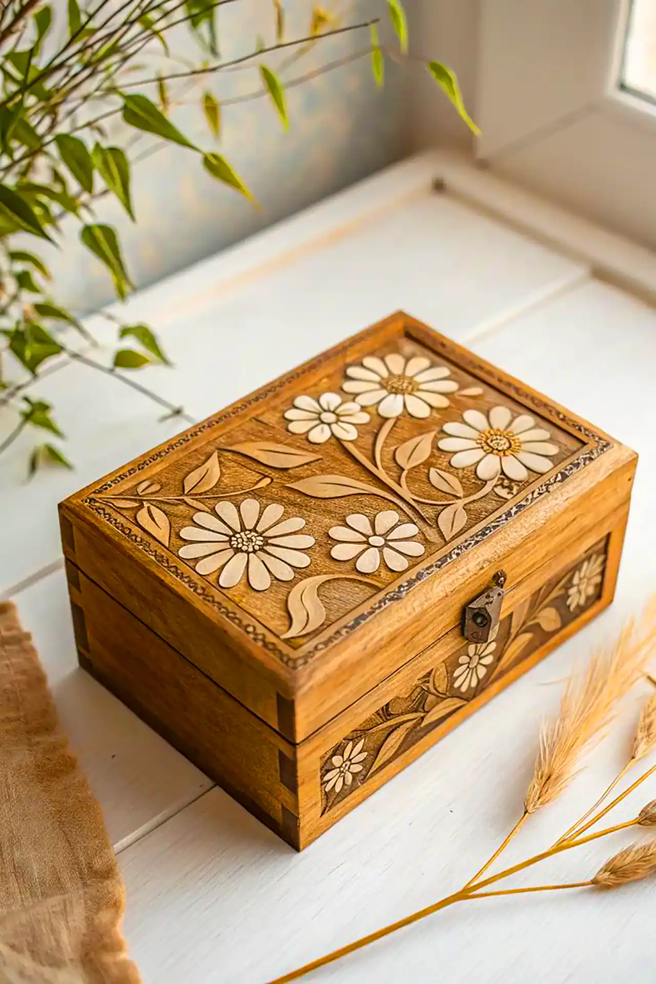 صندوقچه چوبی جواهرات