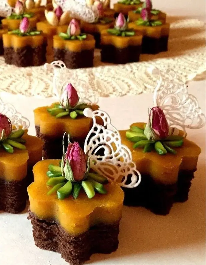 دیزاین حلوا دورنگ