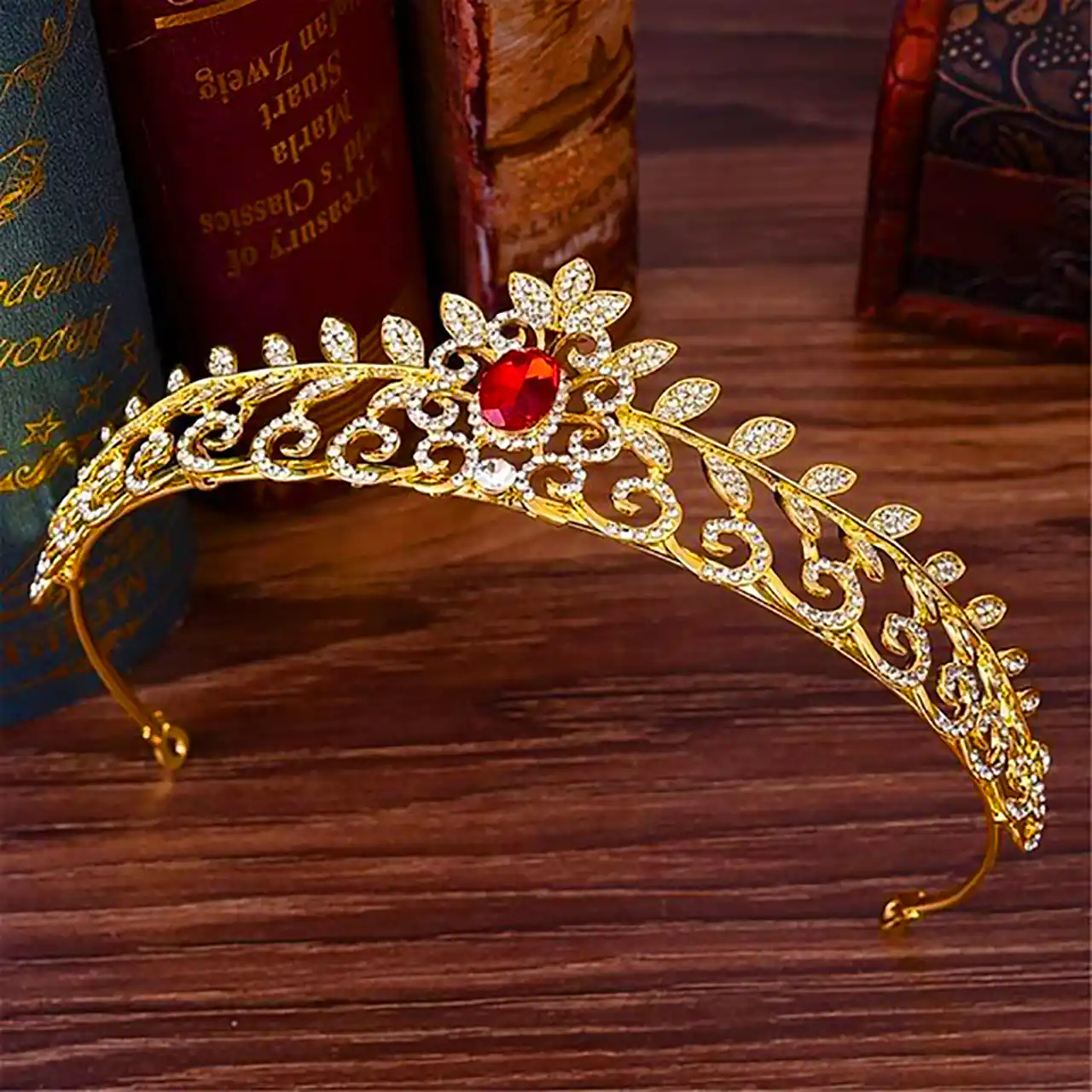 تاج سلطنتی عروس قرمز 