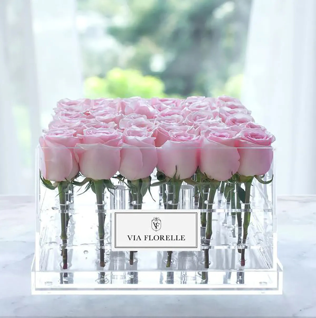 گل شیشه ای طبیعی 