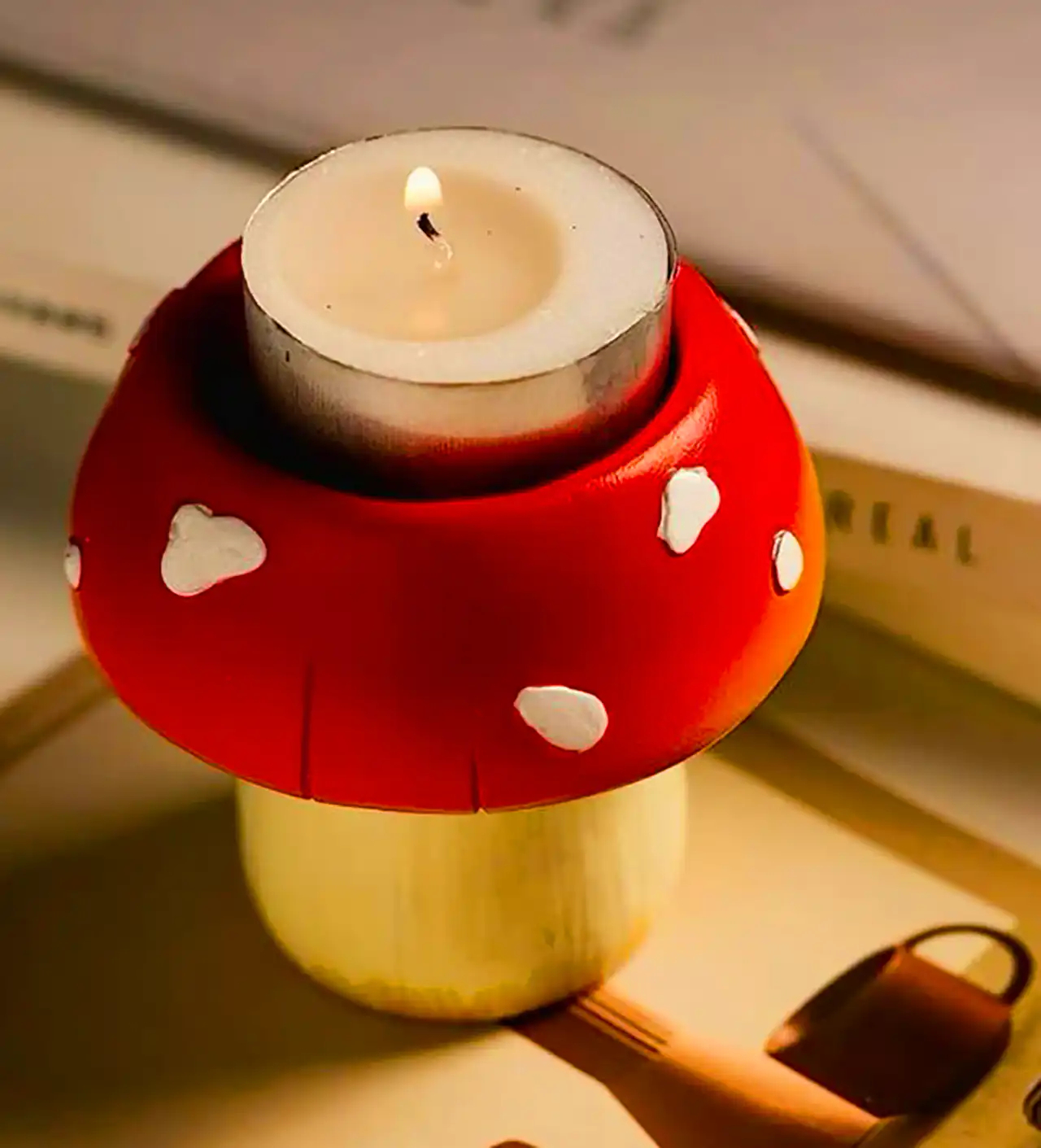 وارمر شمع سرامیکی قارچ