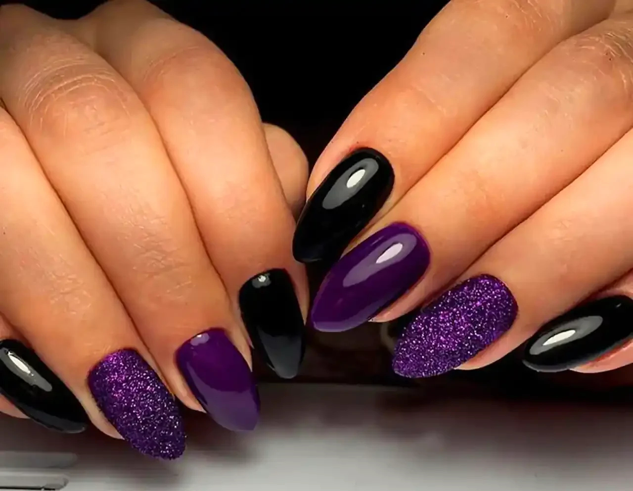 مدل لاک بنفش + زیباترین مدل های لاک بنفش ترند امسال بسیار کیوت و خوشگل