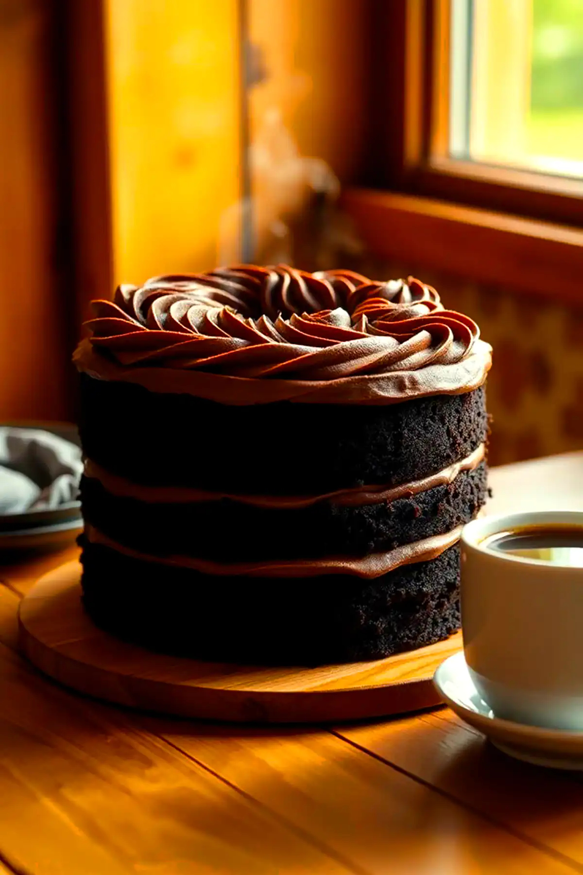 کیک قهوه برای تولد 