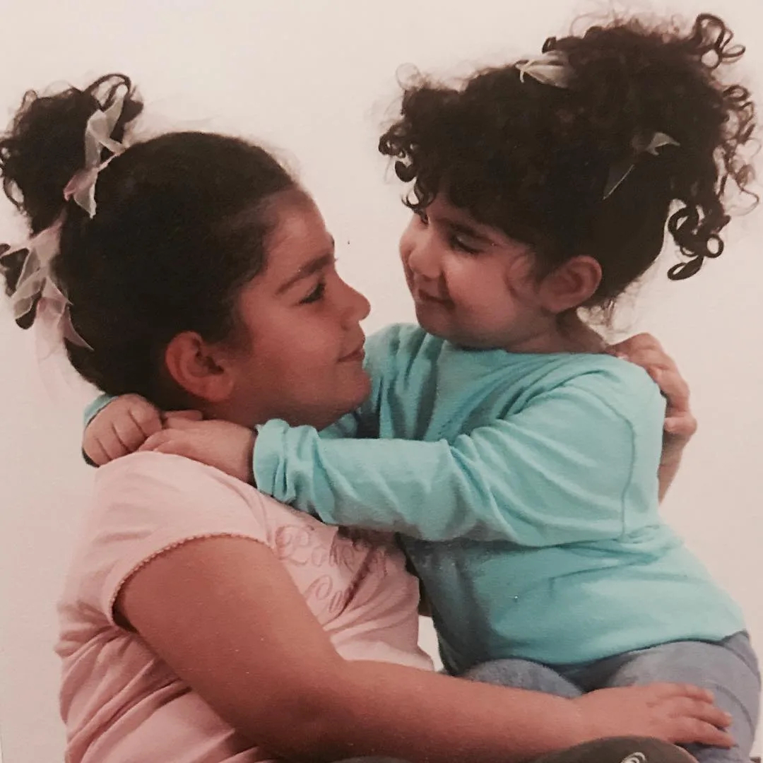 عکس قدیمی از دختران لادن رضاجویی