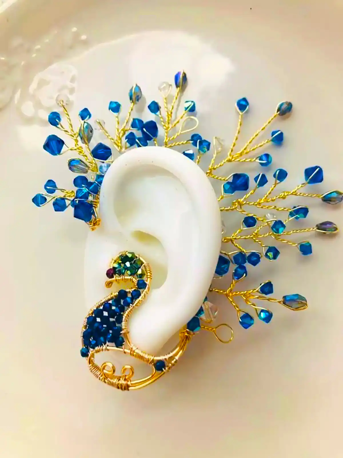 گوشواره ایرکاف نگین دار 