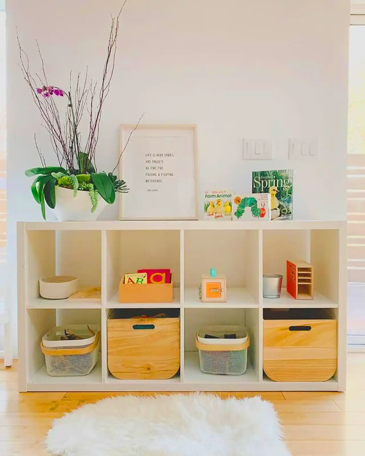 قفسه مینیمال اتاق کودک