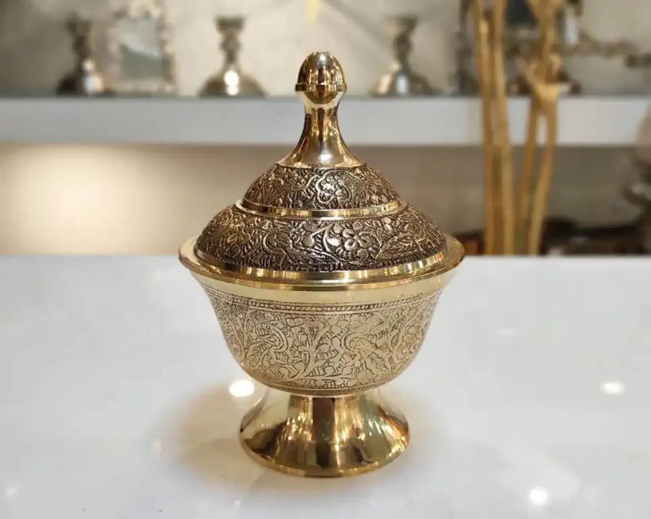 ظروف برنجی + زیباترین مدل های ظروف برنجی ترند امسال بسیار شیک و لاکچری