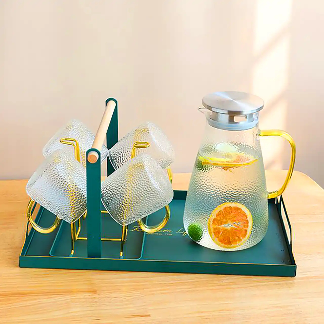 ست پارچ و لیوان کریستال