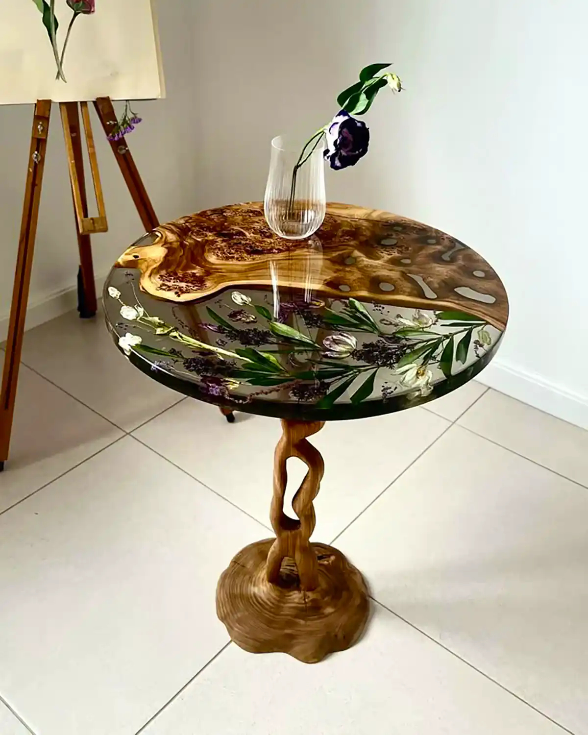 میز عسلی رزینی شیک