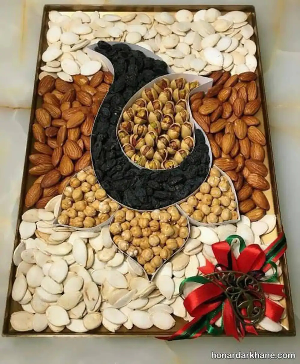 تزیین آجیل و میوه عروس