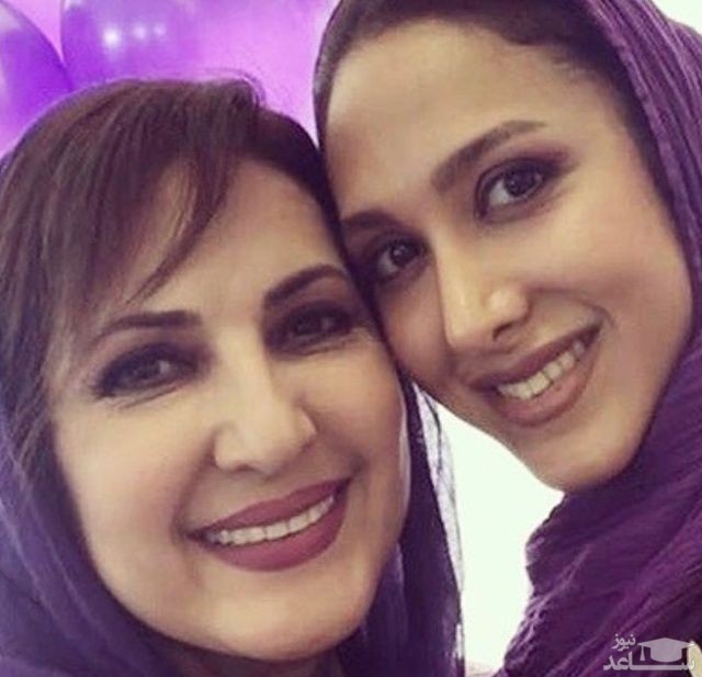 فاطمه گودرزی و دخترش