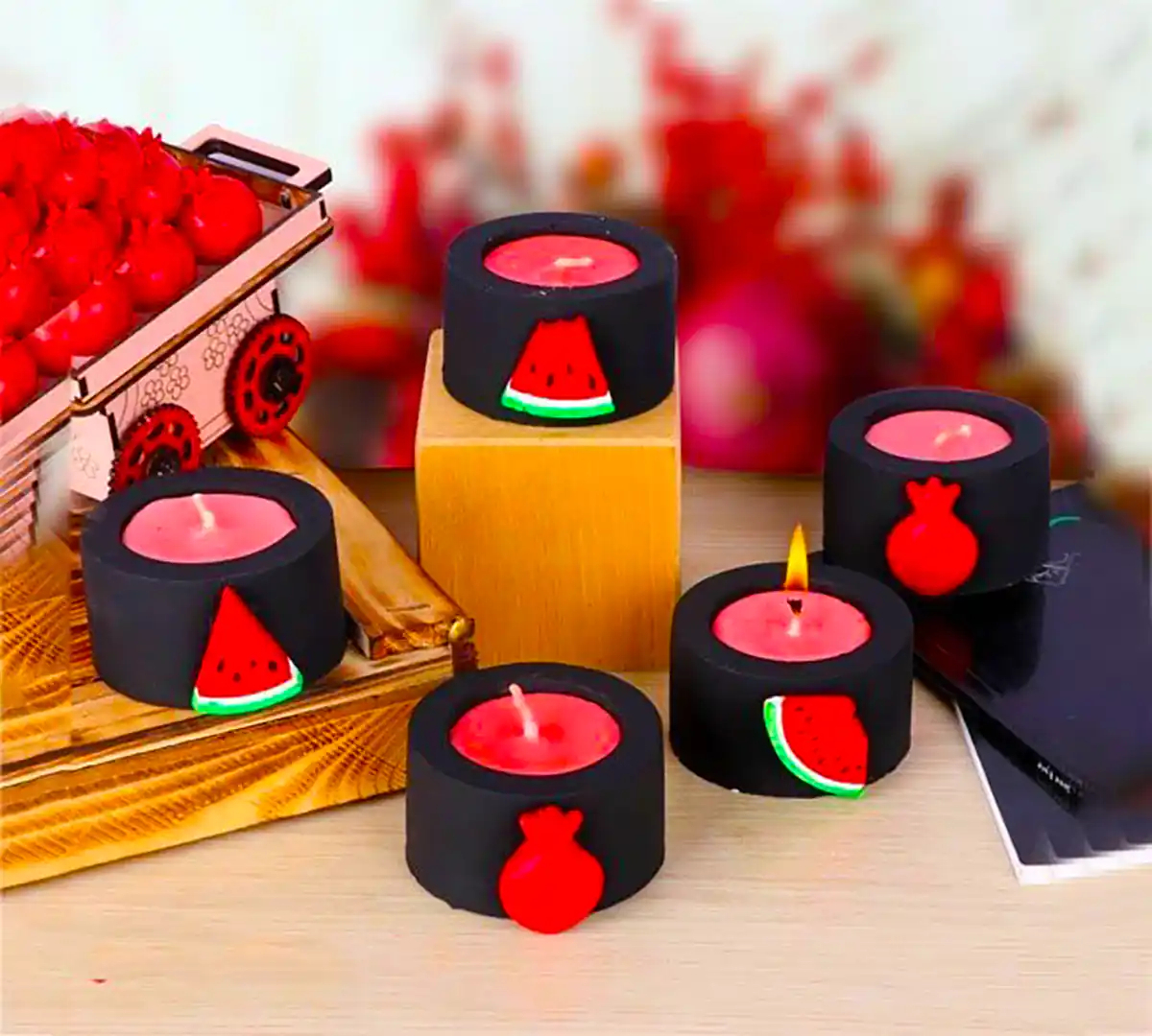 شمع فانتزی یلدایی