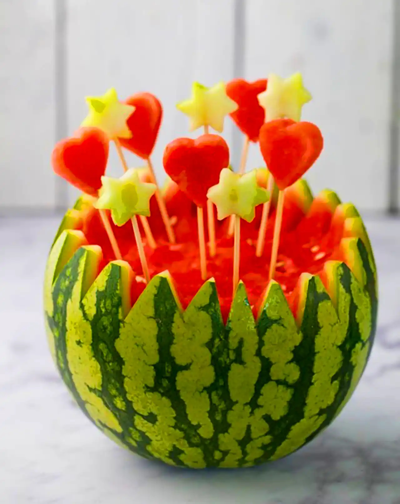 تزئین هندوانه شب چله 