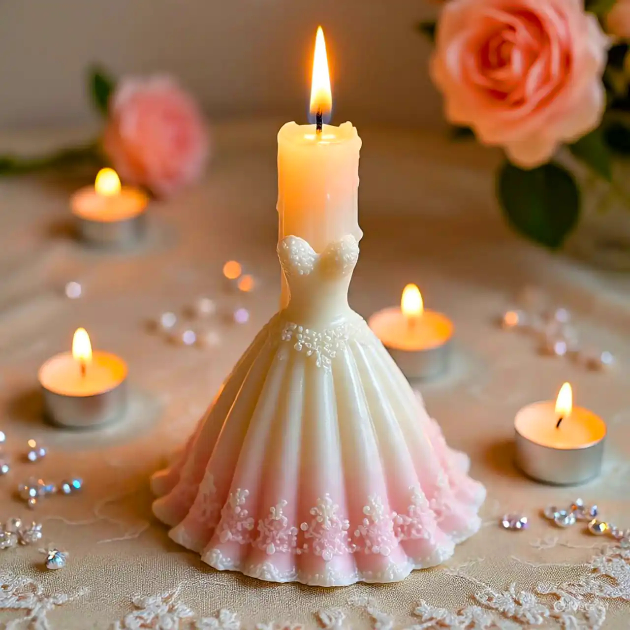 شمع فانتزی زیبا و جذاب