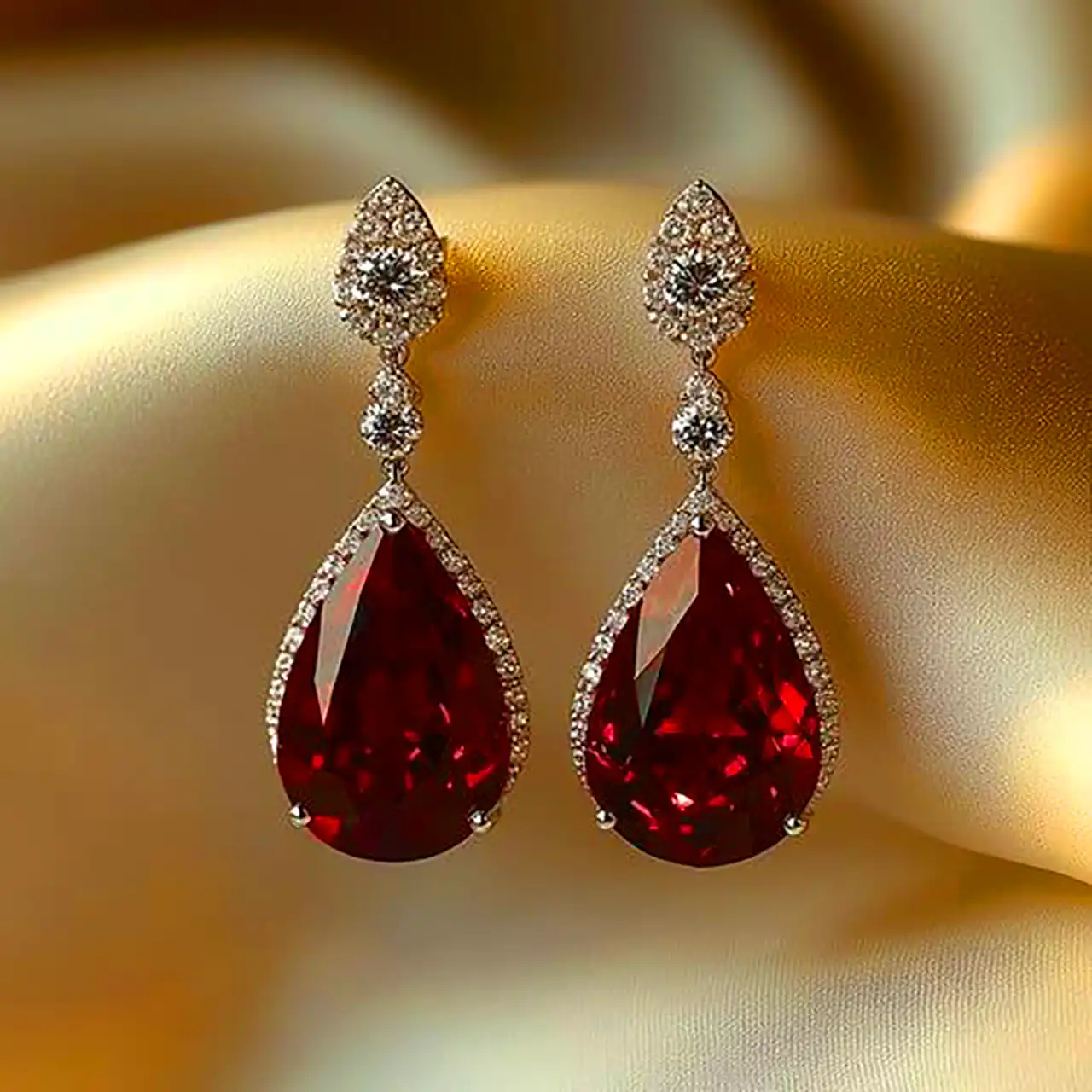 گوشواره زنانه اشکی لوکس 