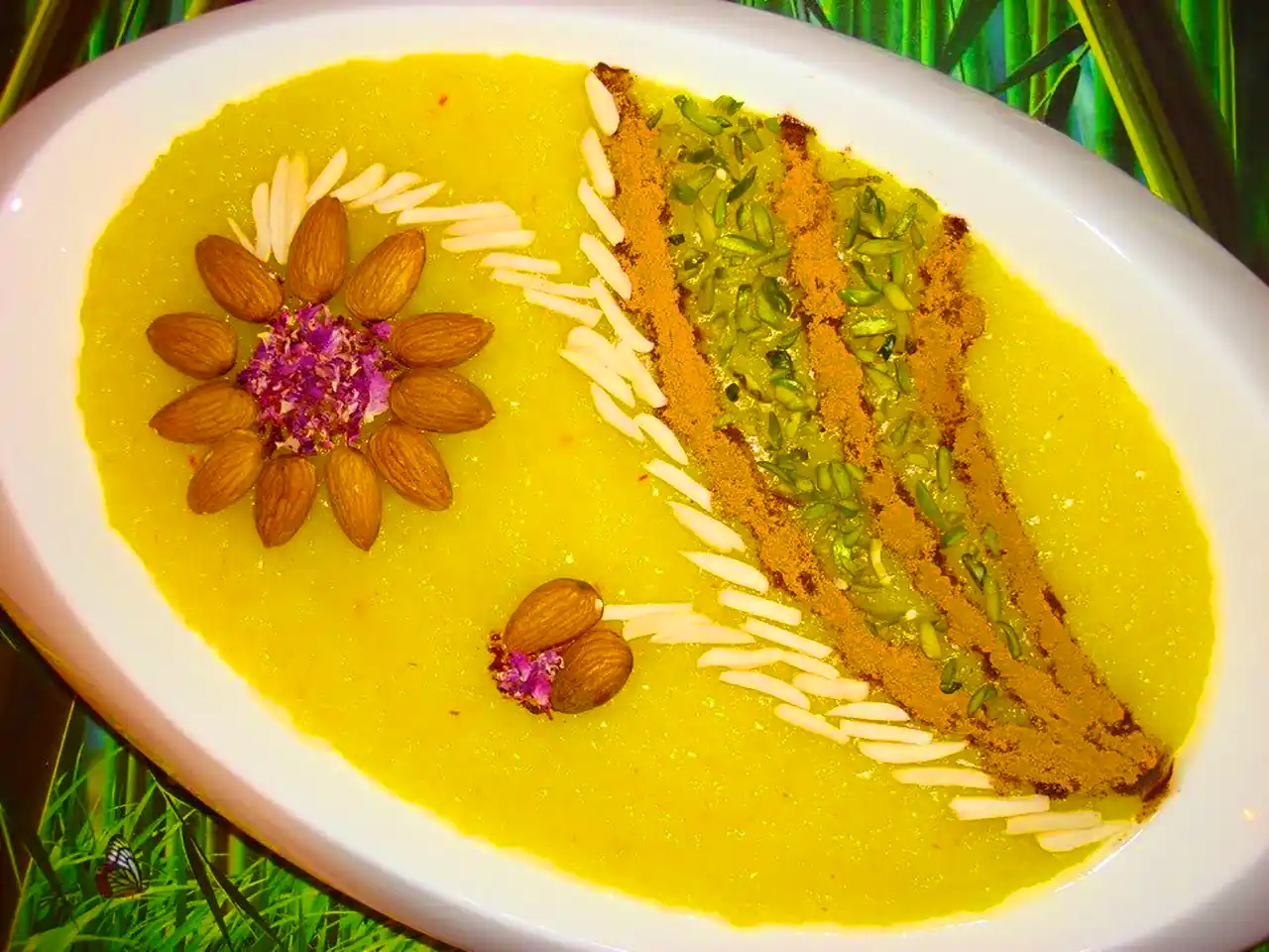 تزئین شله زرد مجلسی 