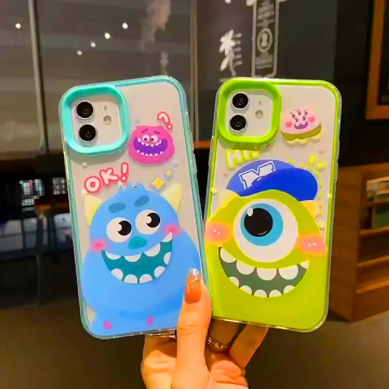 قاب گوشی طرح خانواده هیولاها