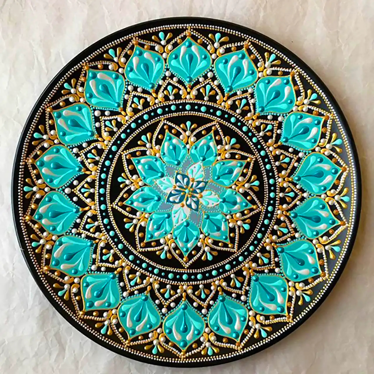 بشقاب ماندالا تزئینی