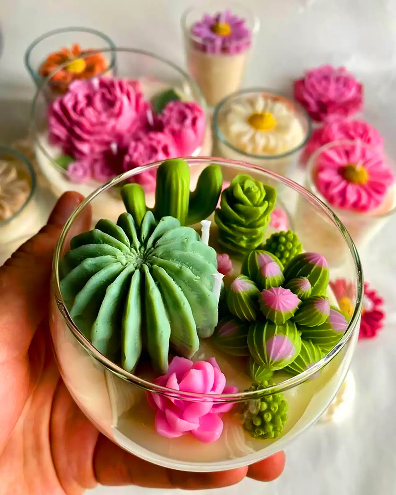 شمع دستساز خاص تزئینی