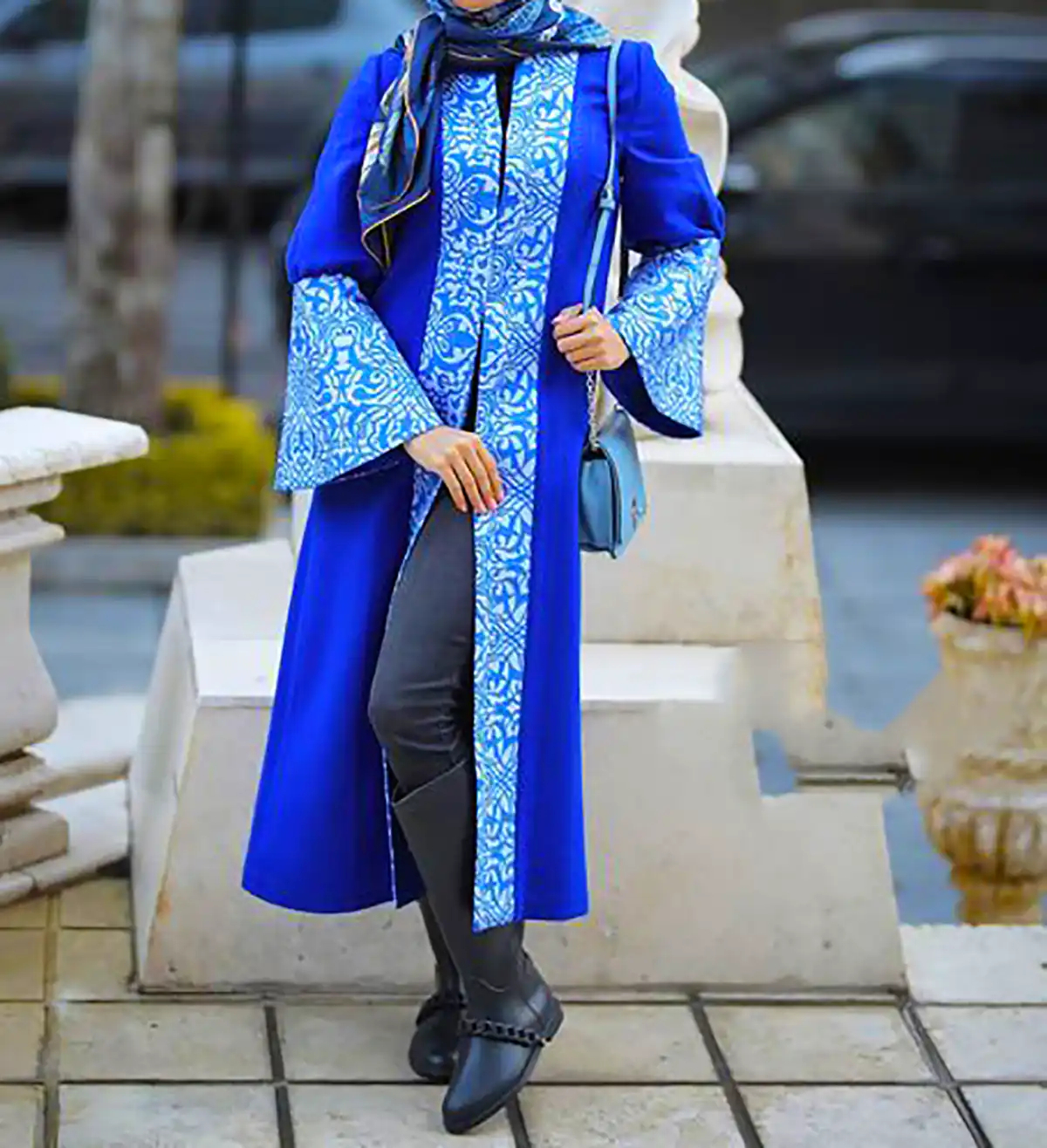 مانتو طرح دار مدرن 