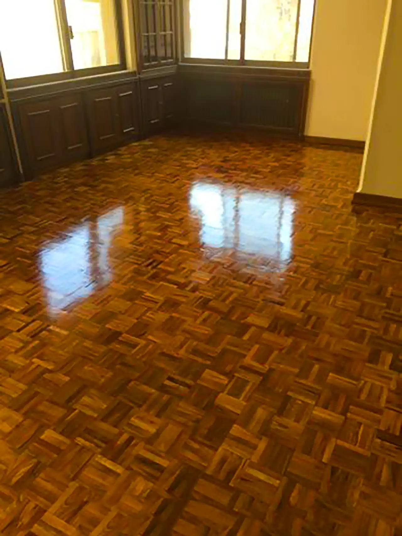 طرح پارکت برای پذیرایی