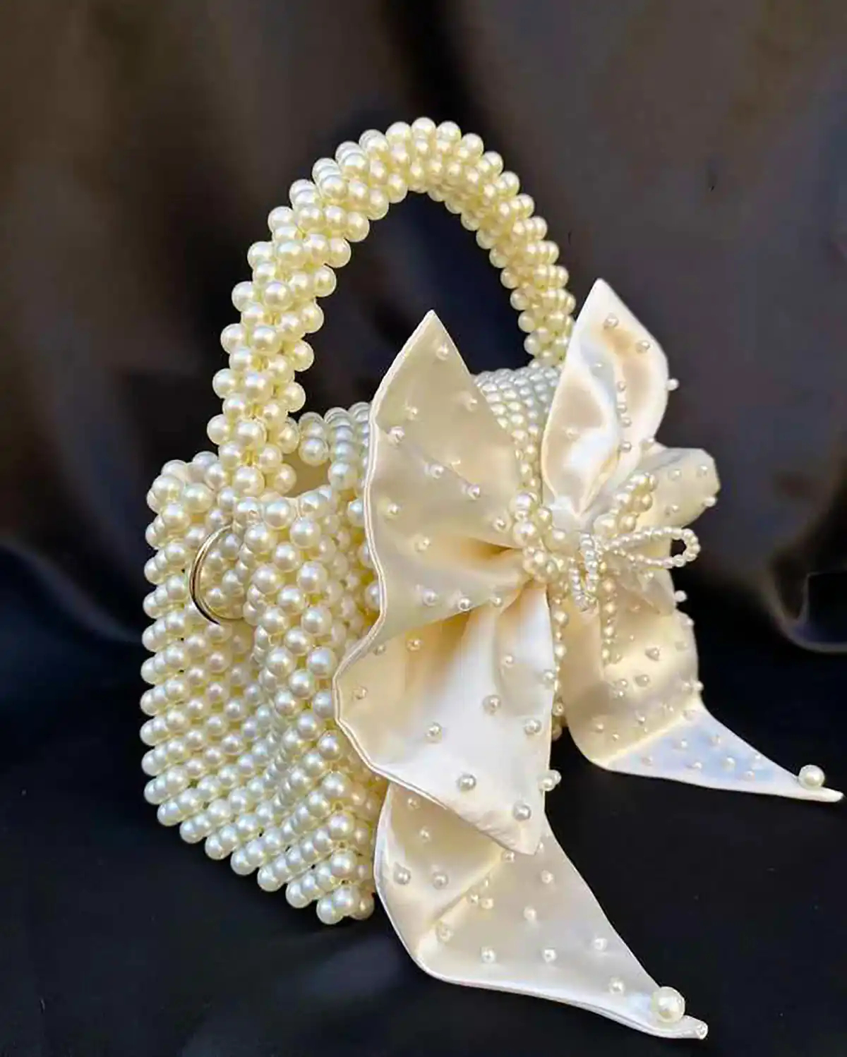 کیف سفید نوعروس