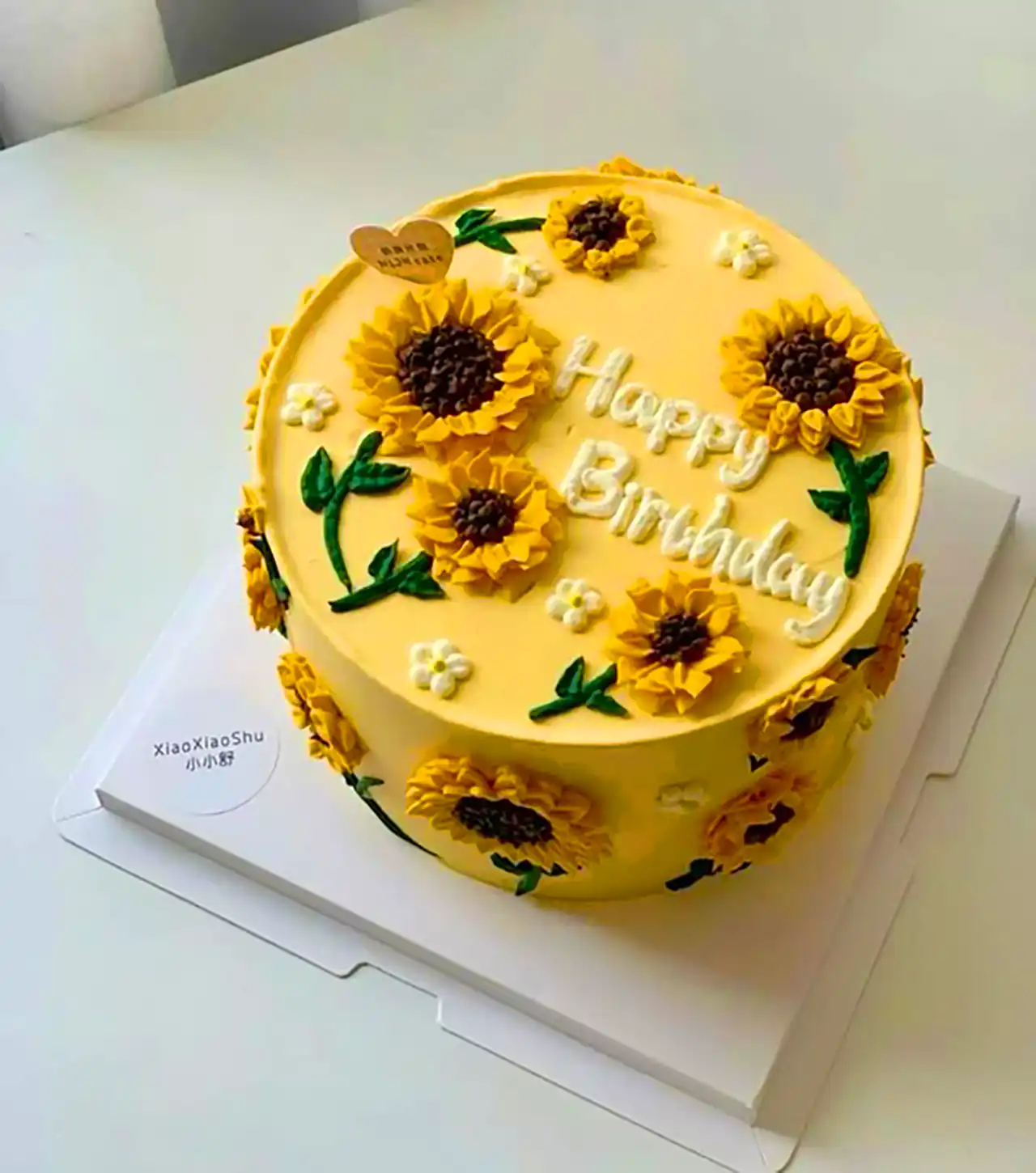 کیک فانتزی طرح گل آفتابگردون