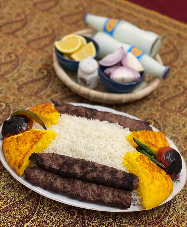 ایده تزیین کباب کوبیده