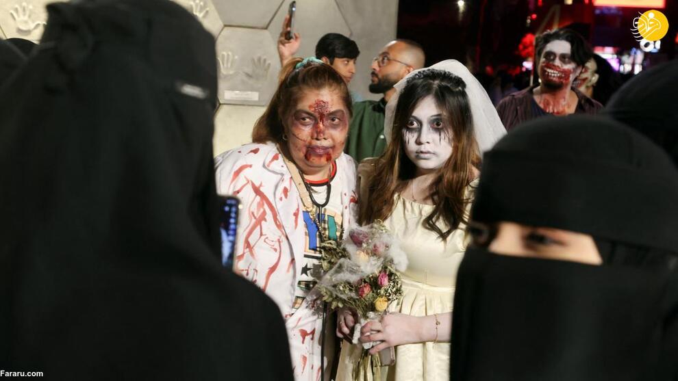 تصاویری از یک مراسم جنجالی در ریاض عربستان