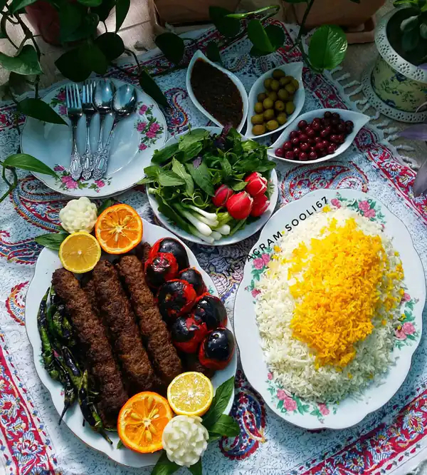 ایده تزیین کباب کوبیده