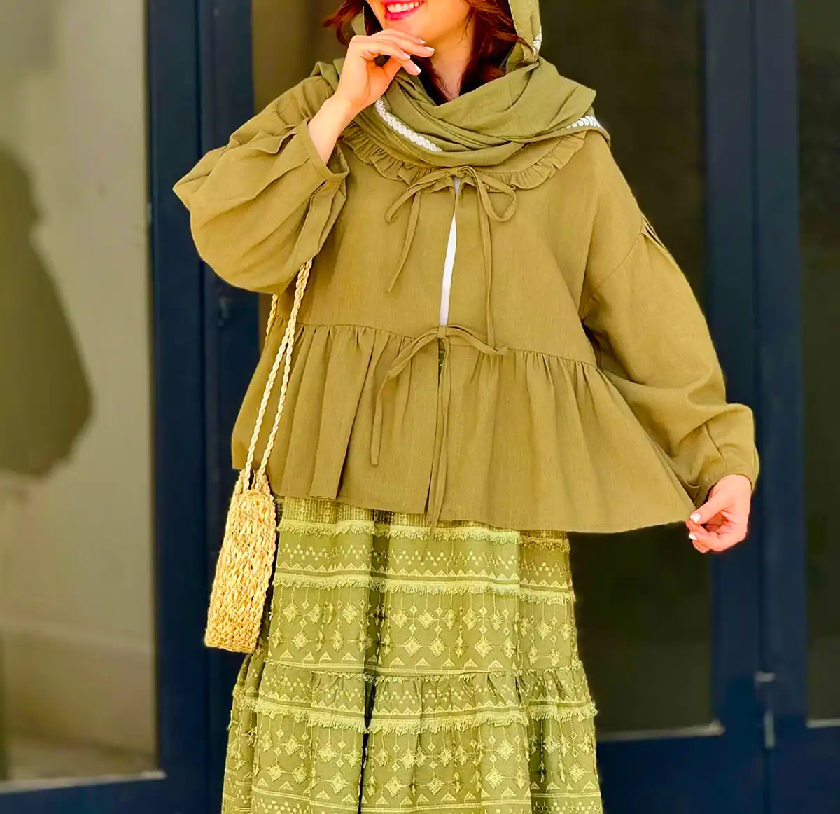 مانتو رنگی سرزنده