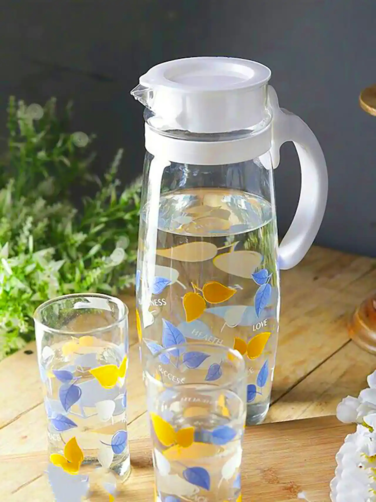 ست پارچ و لیوان کریستال