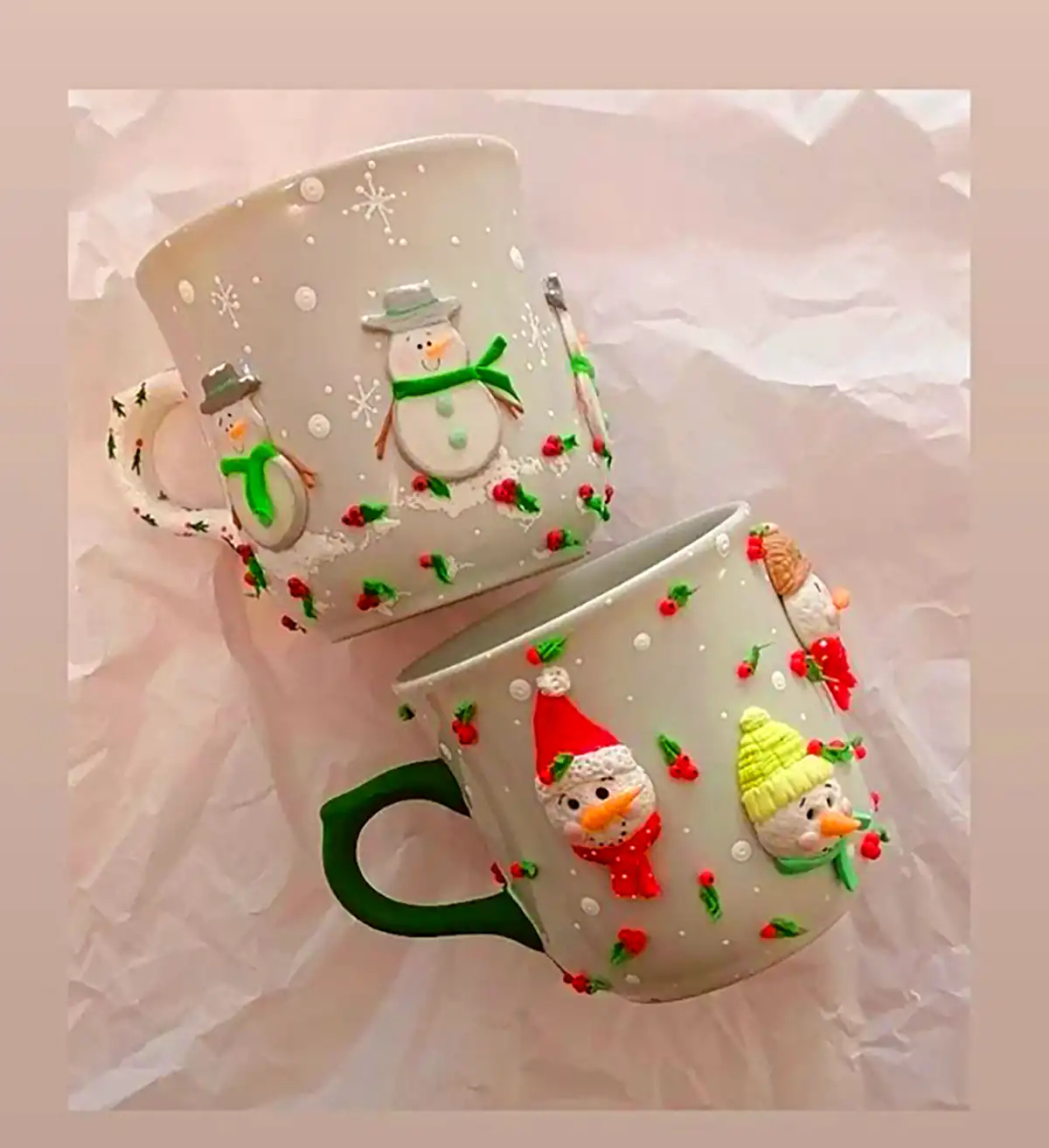 ماگ سفالی کریسمسی 