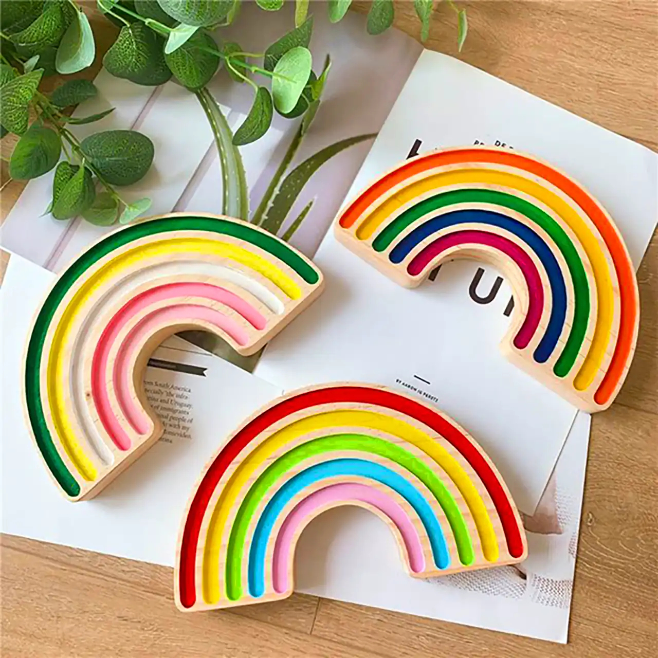 دکور رنگین کمانی اتاق کودک