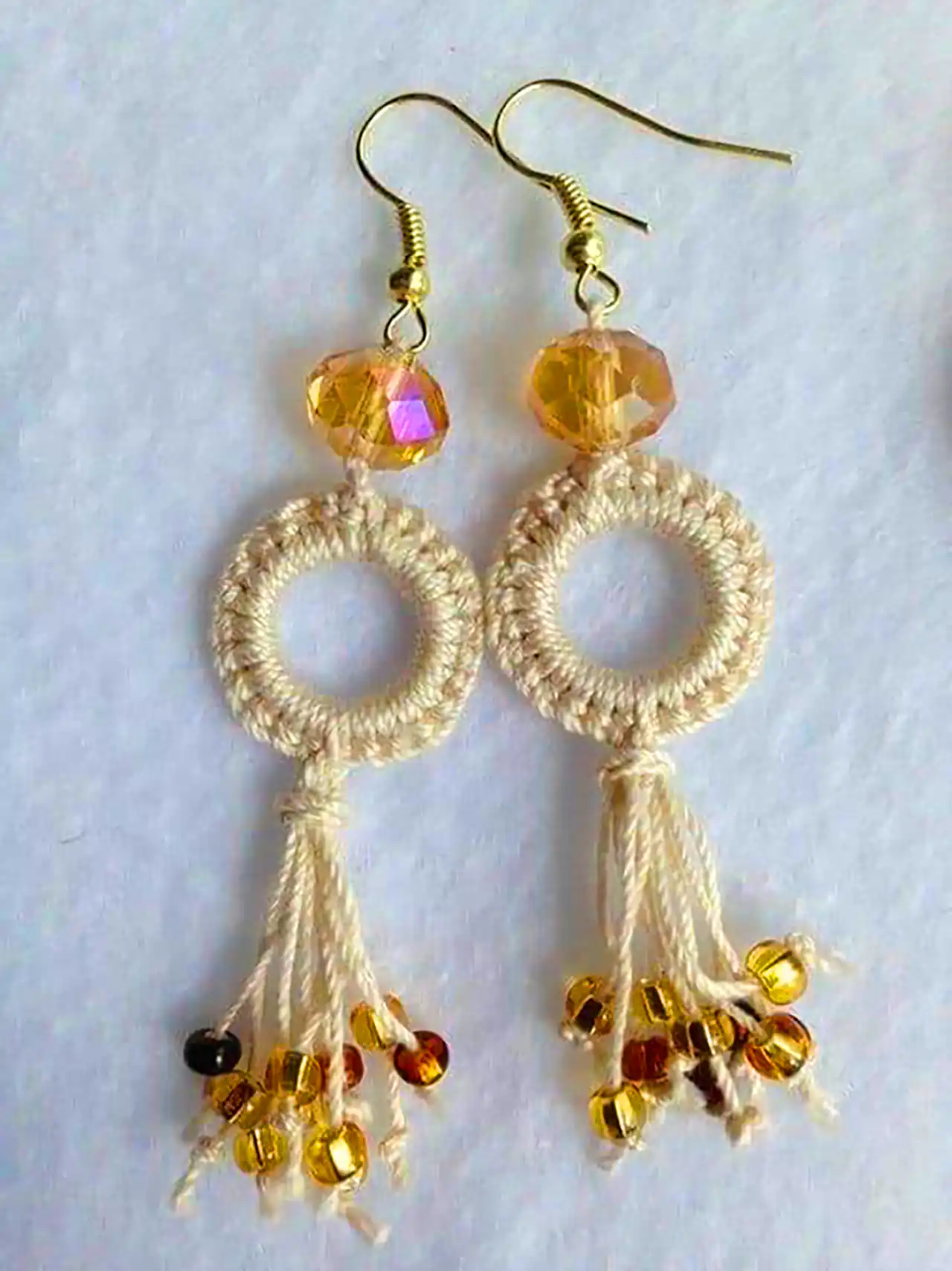 گوشواره دستساز زیبا