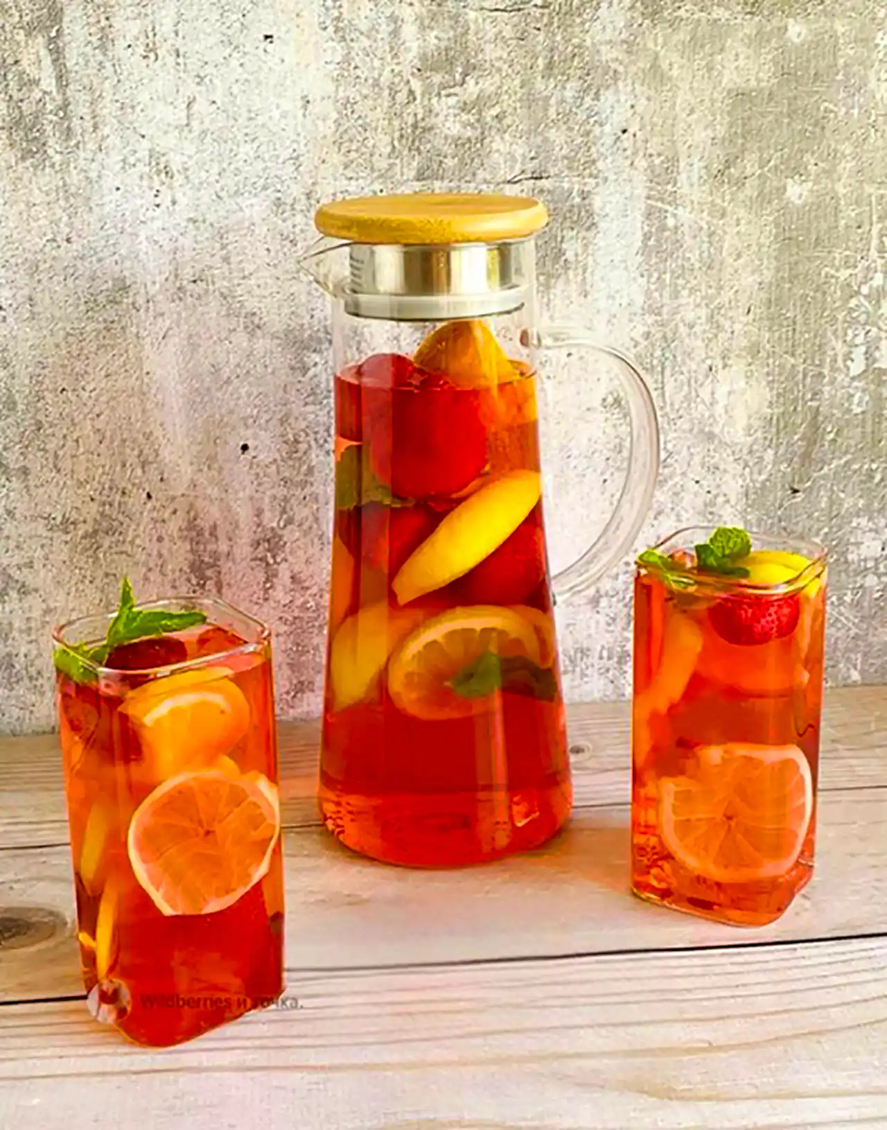 ست پارچ و لیوان کریستال