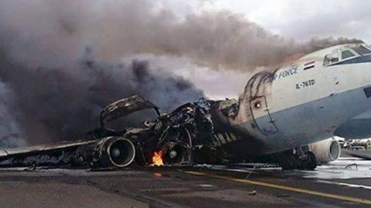 آمریکا و انگلیس بار دیگر به یمن حمله کردند - حمله هوایی به فرودگاه صنعا