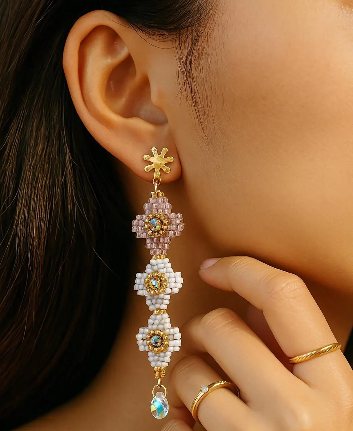 گوشواره آویز جدید دخترانه