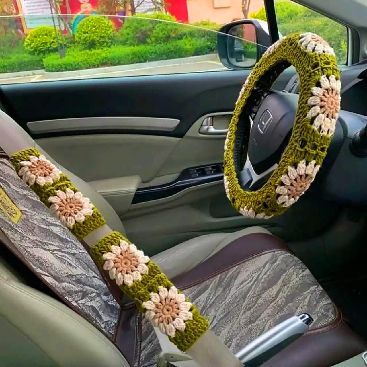 روکش فرمان بافتنی