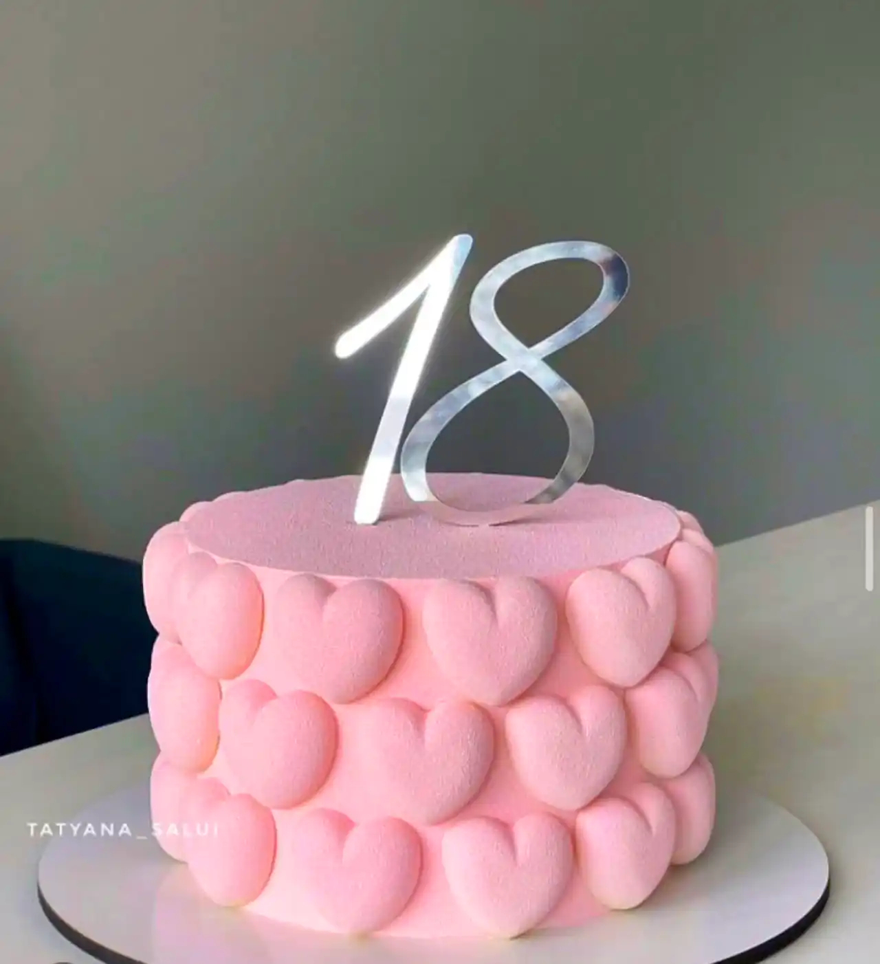 کیک تولد قلبی