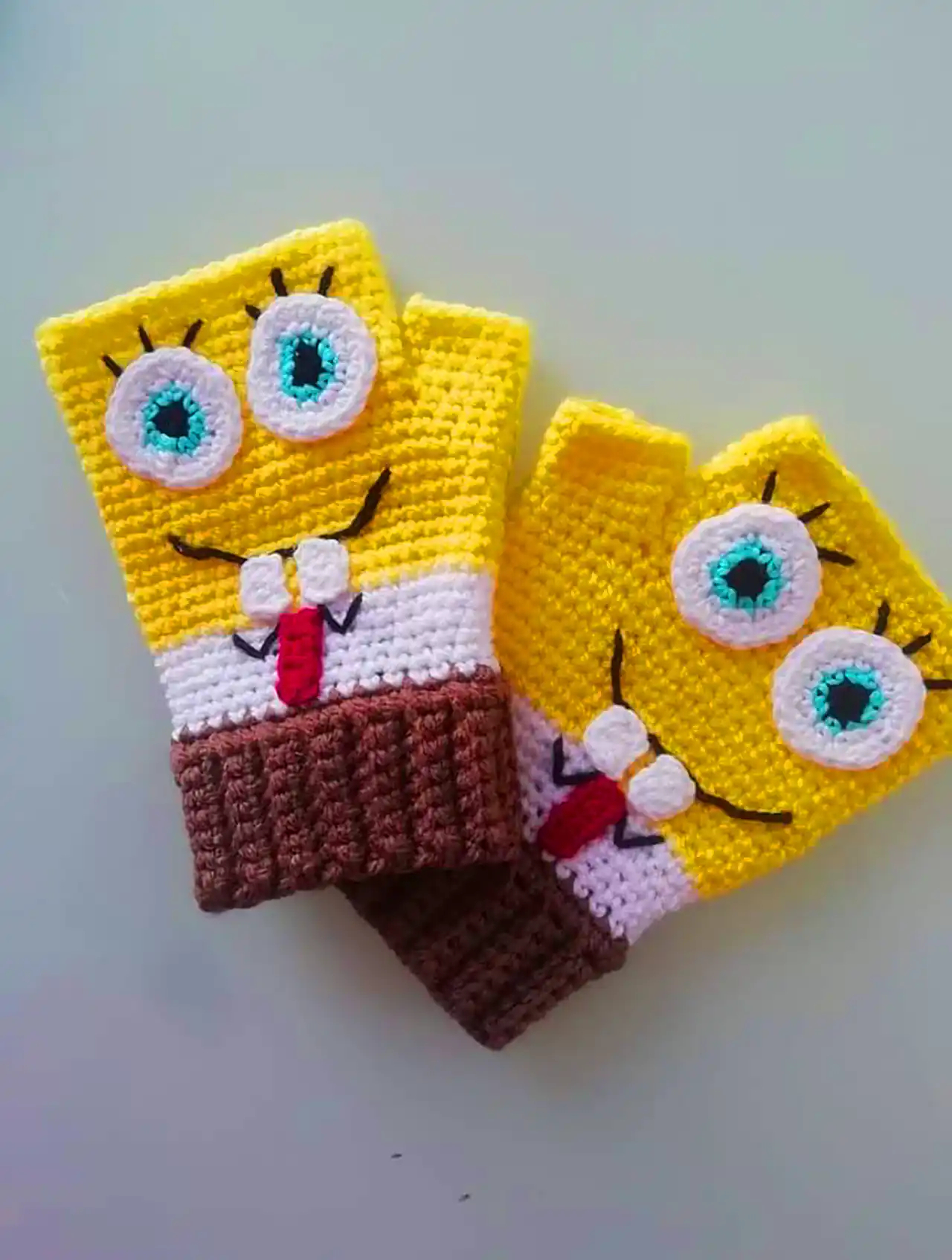 دستکش بافتنی بند انگشتی 